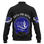 Zeta Phi Beta Baseball Jacket Pearls