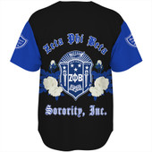 Zeta Phi Beta Baseball Shirt Rose Flower