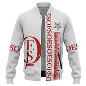 Order of the Eastern Star Baseball Jacket White OES Style