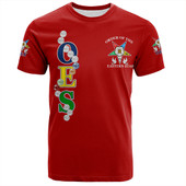 Order of the Eastern Star T-Shirt Pearls Red