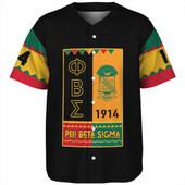 Phi Beta Sigma Baseball Shirt Black History Month