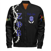 Zeta Phi Beta Bomber Jacket Juneteenth Pretty Girl