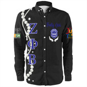 Zeta Phi Beta Long Sleeve Shirt Juneteenth Pretty Girl