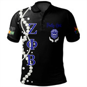 Zeta Phi Beta Polo Shirt Juneteenth Pretty Girl