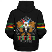 Order of the Eastern Star Sherpa Hoodie Juneteenth Chain Freedom Day