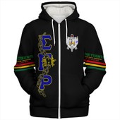 Sigma Gamma Rho Sherpa Hoodie Juneteenth Chain Freedom Day