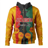 Juneteenth Hoodie - Freedom Day Powers Hand