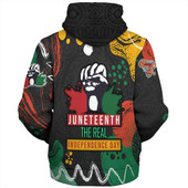 Juneteenth The Real Independence Day Sherpa Hoodies