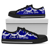 Zeta Phi Beta Low Top Shoes Greek Life Chuck And Pearls