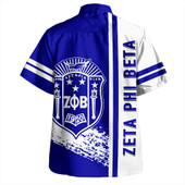 Zeta Phi Beta Hawaiian Shirt Quater Style