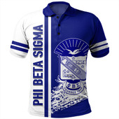 Phi Beta Sigma Polo Shirt Quater Style