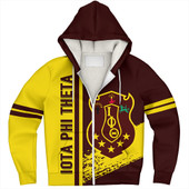 Iota Phi Theta Sherpa Hoodie Quater Style