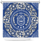 Zeta Phi Beta Shower Curtain Sorority