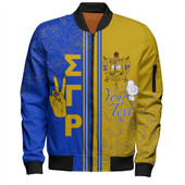 Sigma Gamma Rho Bomber Jacket Custom Rhoyalty Rose Style