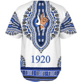 Zeta Phi Beta Baseball Shirt Dove Dashiki