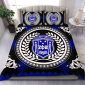 Zeta Phi Beta Bedding Set Floral Circle