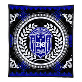 Zeta Phi Beta Premium Quilt Floral Circle