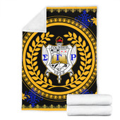 Sigma Gamma Rho Premium Blanket Floral Circle