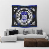 Phi Beta Sigma Tapestry Floral Circle