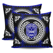 Zeta Phi Beta Pillow Cover Floral Circle