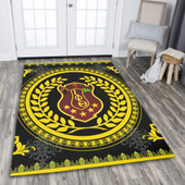 Iota Phi Theta Area Rug Floral Circle