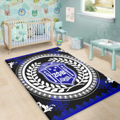 Zeta Phi Beta Area Rug Floral Circle