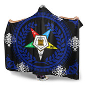 Order of the Eastern Star Hooded Blanket Floral Circle