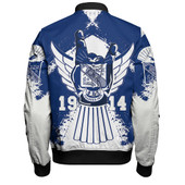 Phi Beta Sigma Zipper Bomber Jacket Fraternity My Dove