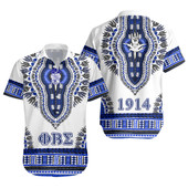 Phi Beta Sigma Short Sleeve Shirt Dashiki Africa
