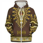 Iota Phi Theta Sherpa Hoodie Dashiki Africa