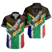 South Africa Short Sleeve Shirt Amabokoboko Pride Of Africa