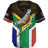 South Africa Baseball Shirt Amabokoboko Pride Of Africa