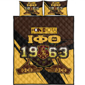 Iota Phi Theta Quilt Bed Set Custom The One Iota 1963 Fraternity Pride Sport Style