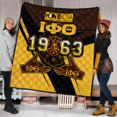 Iota Phi Theta Premium Quilt Custom The One Iota 1963 Fraternity Pride Sport Style