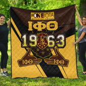 Iota Phi Theta Premium Quilt Custom The One Iota 1963 Fraternity Pride Sport Style