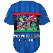 Namibia Custom Personalised Baseball Shirt Welwitschias Rugby Ball 100th Anniversary Rugby