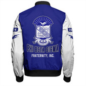 Phi Beta Sigma Zipper Bomber Jacket Varsity Style