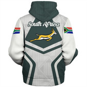 South Africa Sherpa Hoodie Africa Pattern