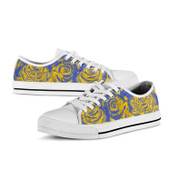 Sigma Gamma Rho Low Top Shoes Rose Flower