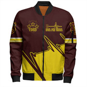 Iota Phi Theta Bomber Jacket Custom Heartbeat