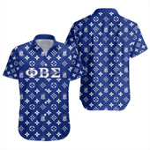 Phi Beta Sigma Short Sleeve Shirt LouisV Pattern