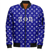 Zeta Phi Beta Bomber Jacket LouisV Pattern