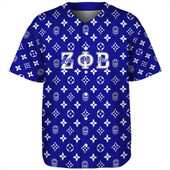 Zeta Phi Beta Baseball Shirt LouisV Pattern