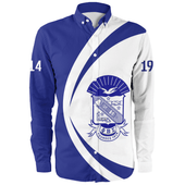 Phi Beta Sigma Long Sleeve Shirt Circle Style