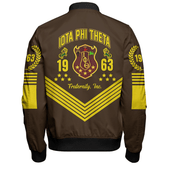 Iota Phi Theta Zipper Bomber Jacket Crest Greek Life