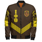 Iota Phi Theta Bomber Jacket Crest Greek Life