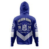 Phi Beta Sigma Hoodie Crest Greek Life