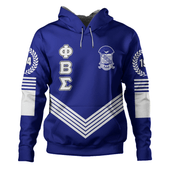 Phi Beta Sigma Hoodie Crest Greek Life