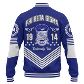 Phi Beta Sigma Baseball Jacket Crest Greek Life