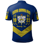 Sigma Gamma Rho Polo Shirt Crest Greek Life